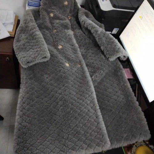New winter stand-up collar fur coat plus velvet and cotton thick fur coat women's coat winter