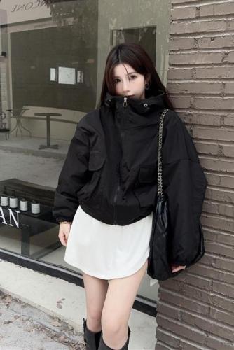 Actual shot ~ Workwear short hooded jacket  winter new versatile casual small man cotton coat