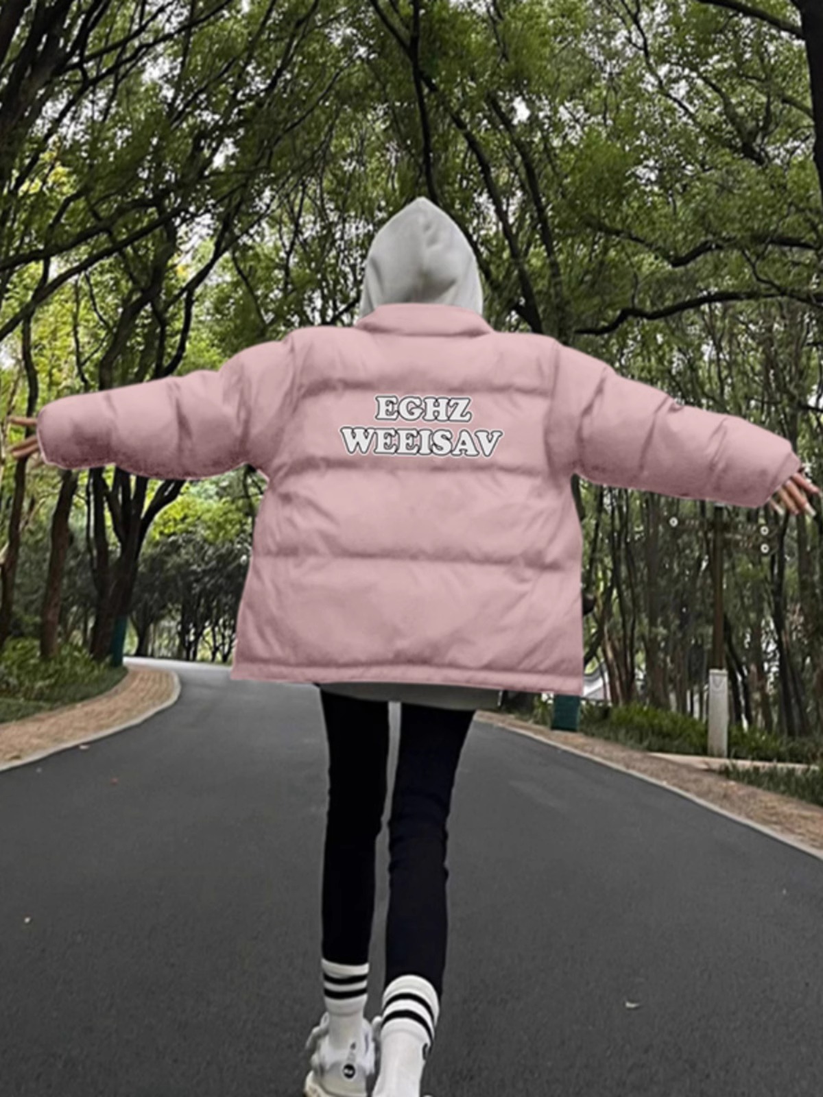 High-quality hand-stuffed cotton thickened winter new cotton loose printed cotton coat and bread coat for women
