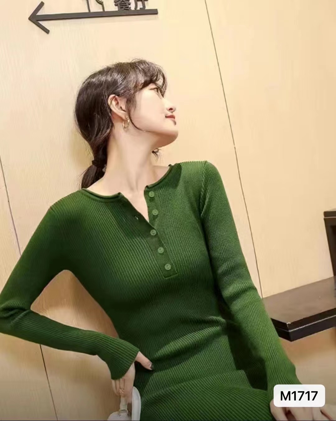 秋冬款包臀毛衣裙內搭修身顯瘦針織連衣裙性感打底小黑裙外穿百搭