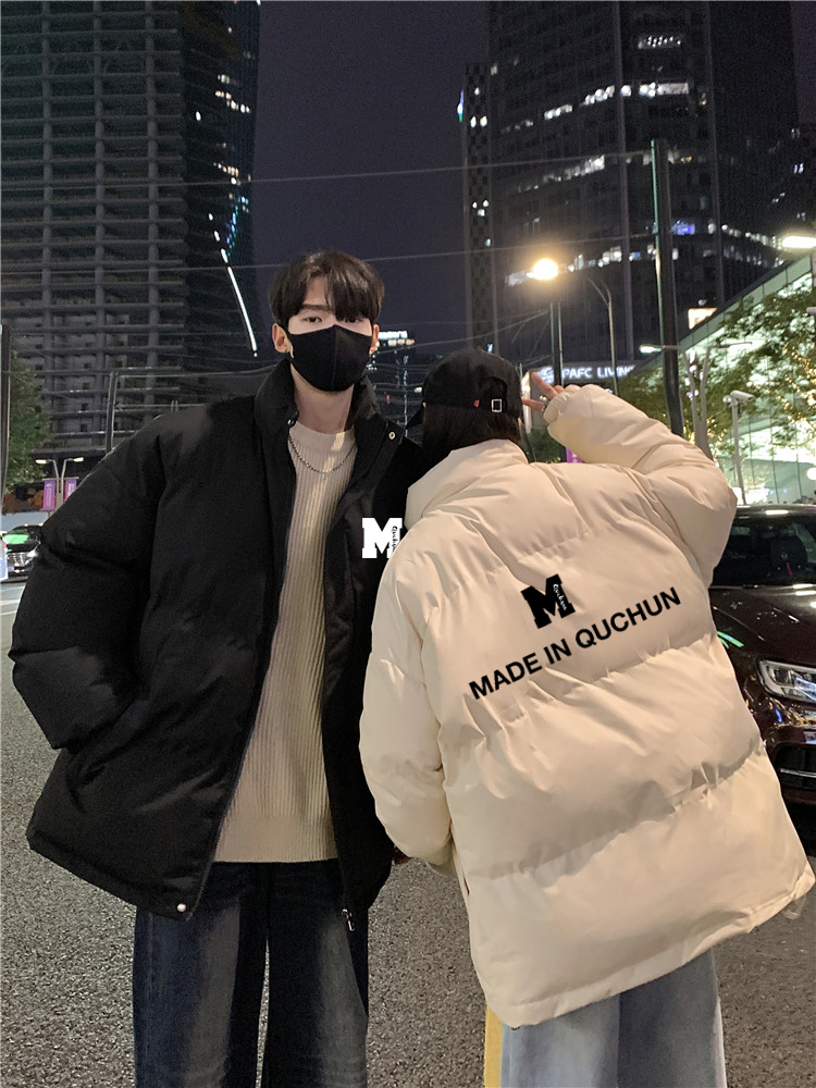 Cotton coat women's high-end coat 2023 new winter niche design oversize bread coat