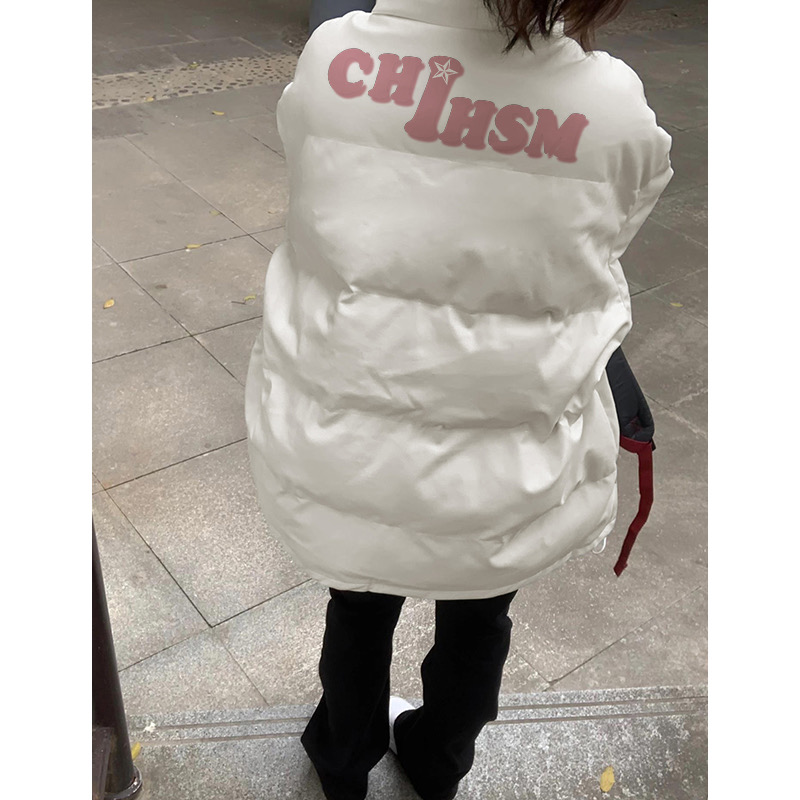 American windproof thickened PU leather cotton jacket for women 2023 new winter warm cotton jacket bread for small people