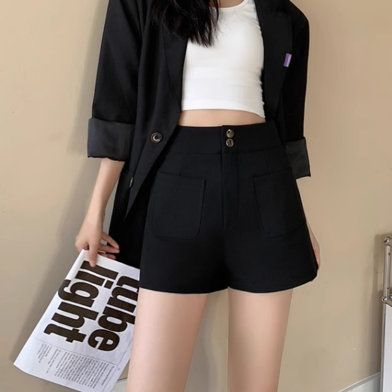 短褲女外穿下衣失蹤打底褲夏季黑色修身彈力高腰防走光安全褲