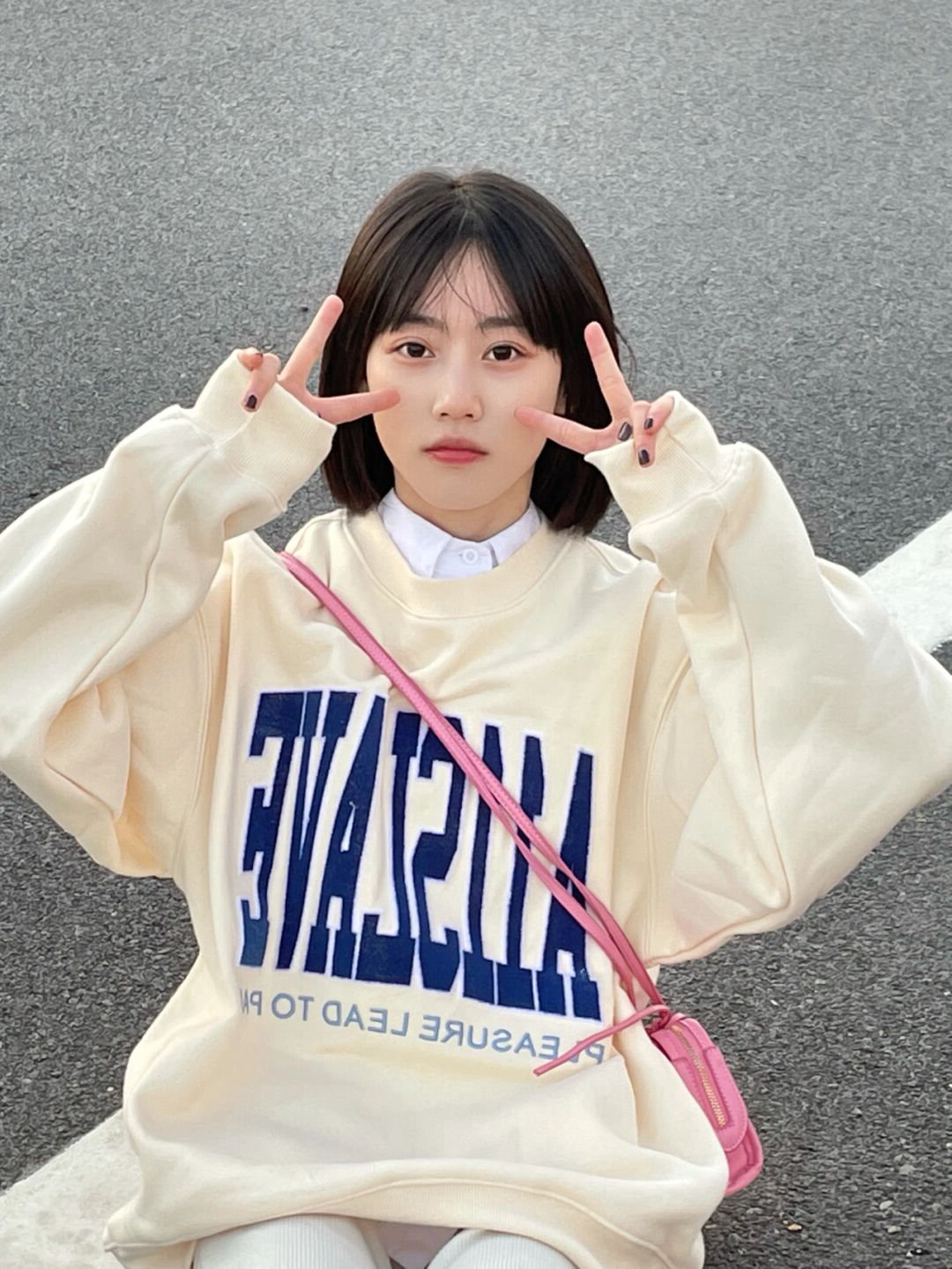 秋冬裝衛衣女印花寬鬆大碼