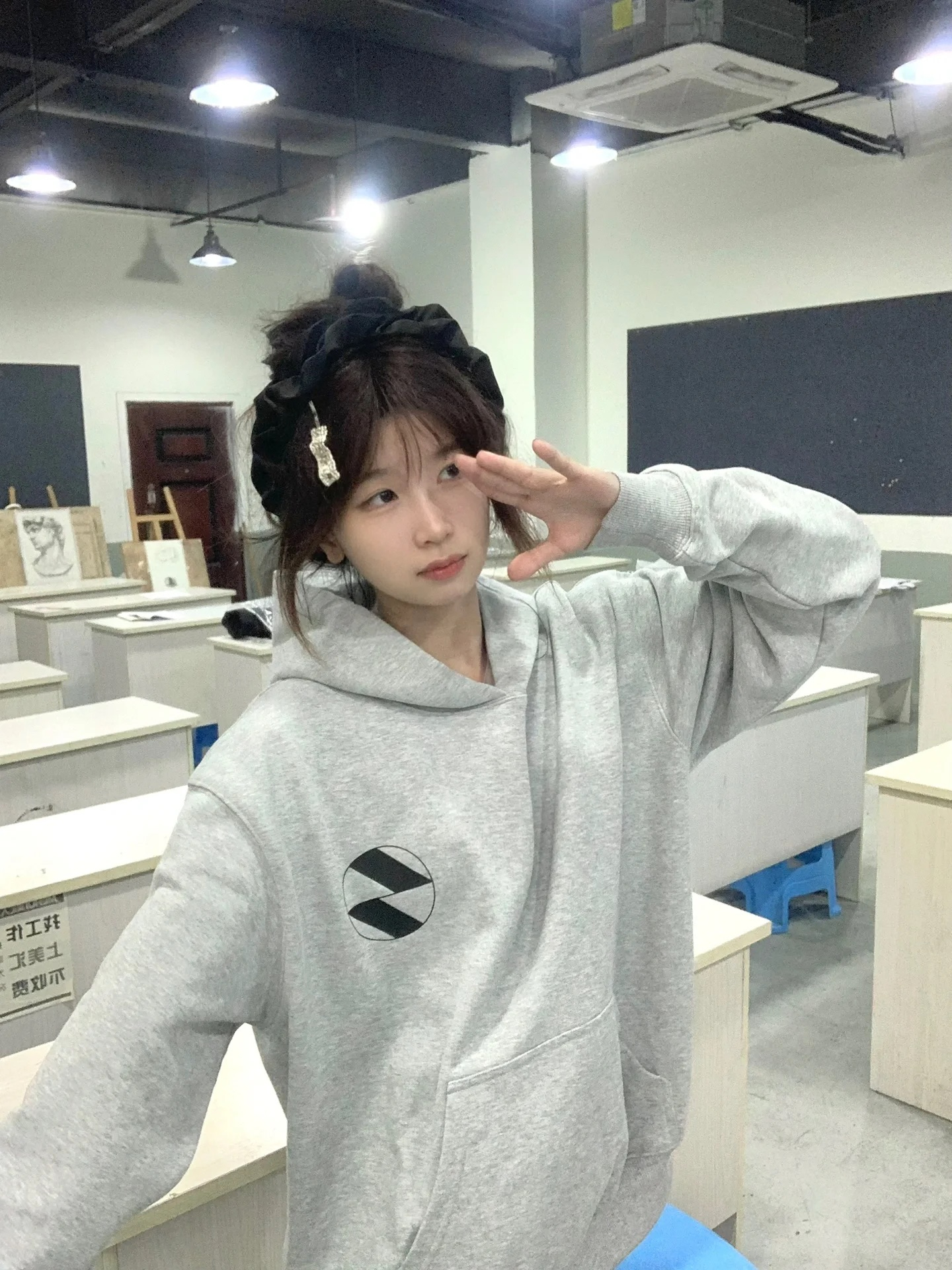 防棉華棉複合牛奶絲300克/銀狐絨400克連帽衛衣女