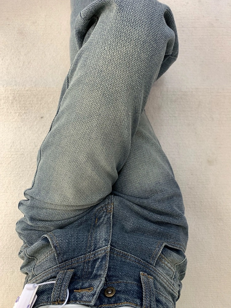 Large size starry sky pattern straight jeans for women in autumn and winter plus velvet fat mm slimming high waist loose wide leg narrow pants