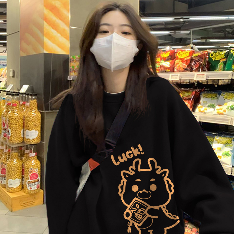 仿棉華棉複合牛奶絲320克銀狐絨420克圓領連帽雙帽寬鬆衛衣