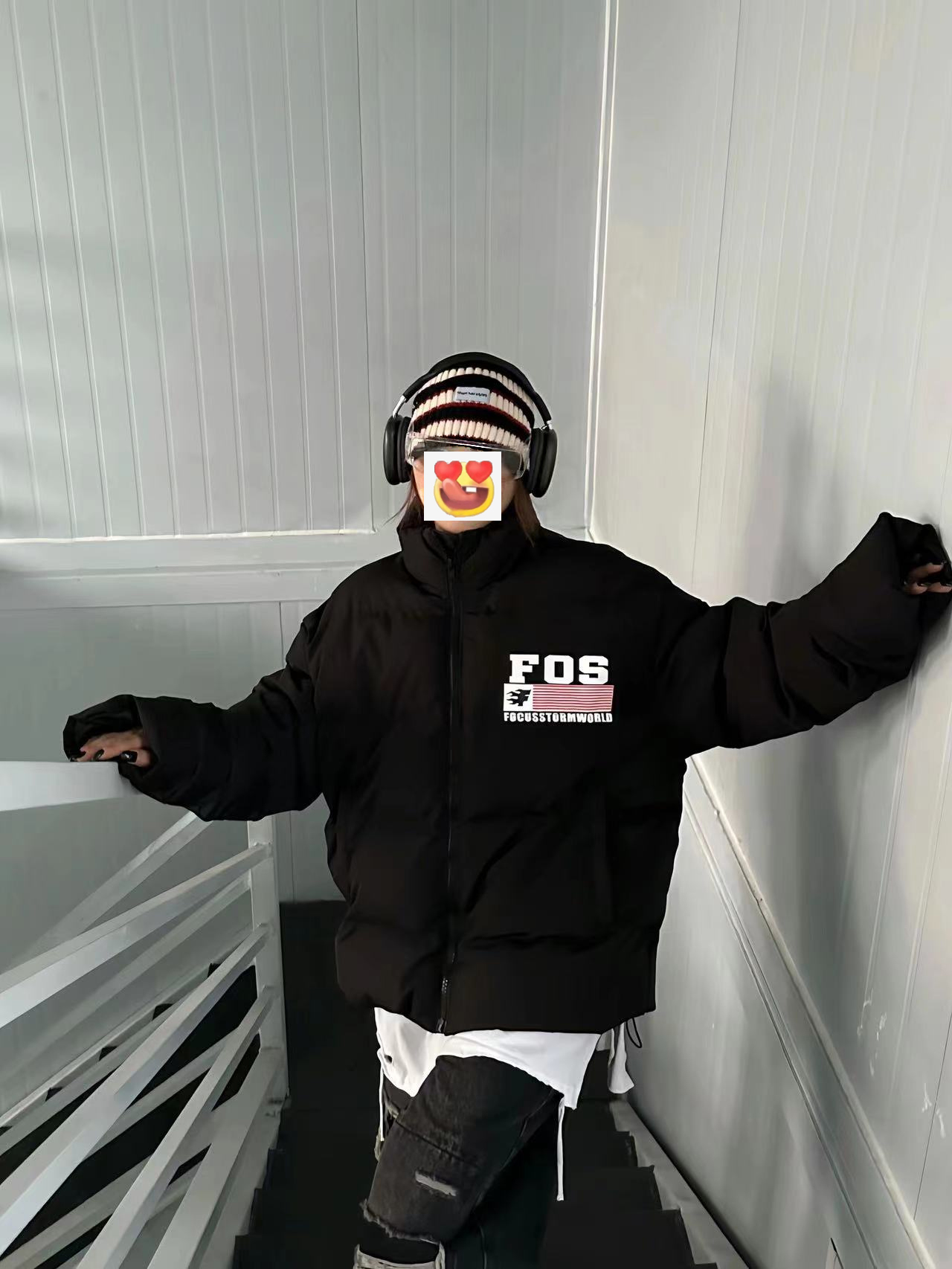 American hip-hop loose casual cotton jackets for men and women winter oversize couples high street trendy brand bread jackets trendy