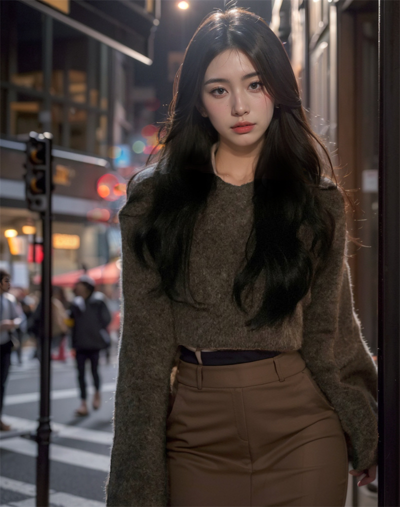 2023新款針織衫女韓國東大門外貿網紅同款GLYP優質慵懶風秋冬毛衣