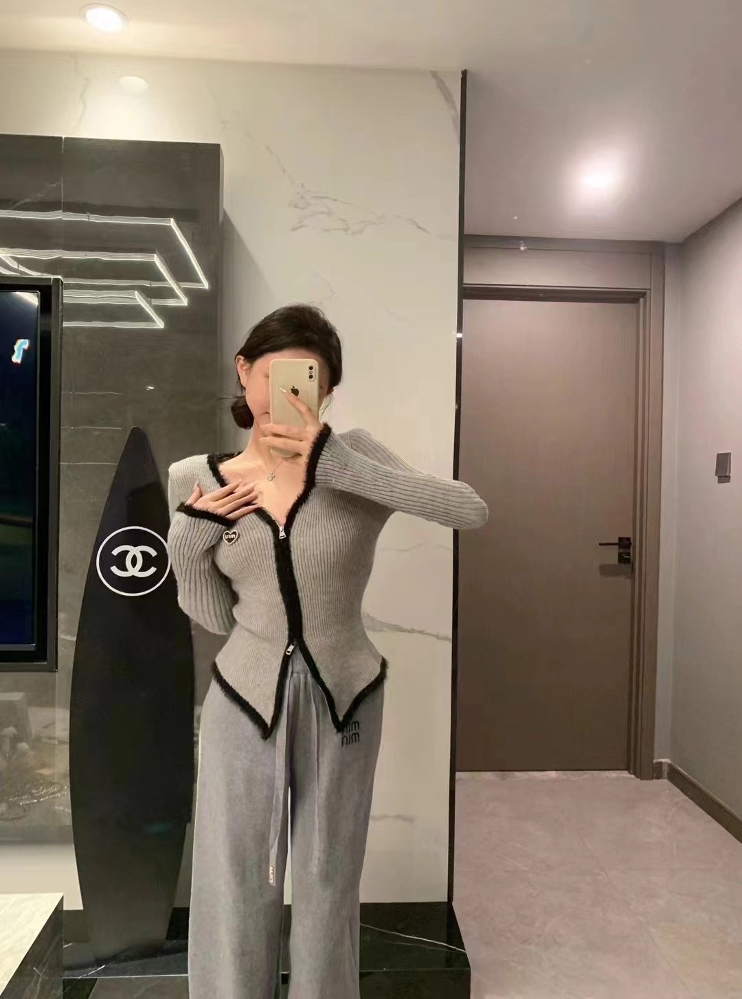 冬日軟糯糯復古拉鏈毛衣女復古拼色加厚翻領別致絕美打底針織上衣