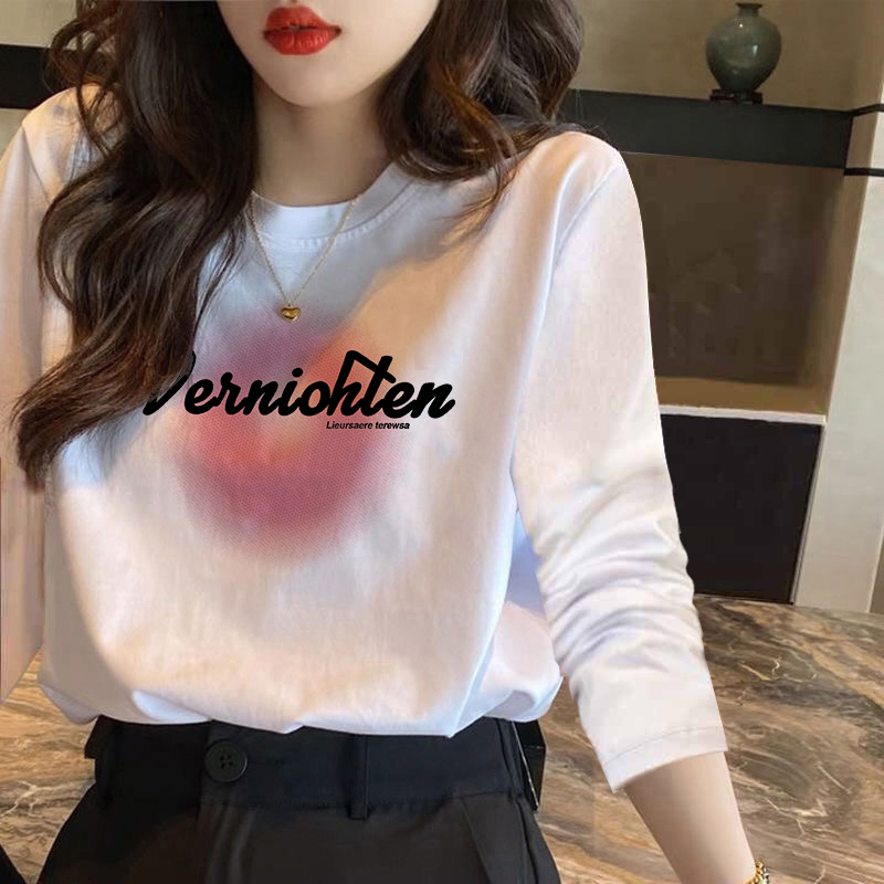 女中長款寬鬆歐貨秋冬加厚內搭上衣打底衫