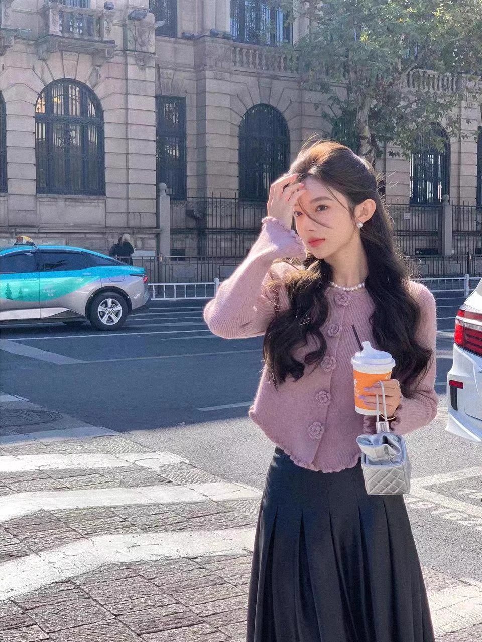 tootoo French retro small fragrant sweater women's autumn and winter new inner wear thin sweater short top