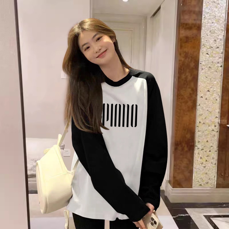 女中長款寬鬆歐貨秋冬加厚內搭上衣打底衫