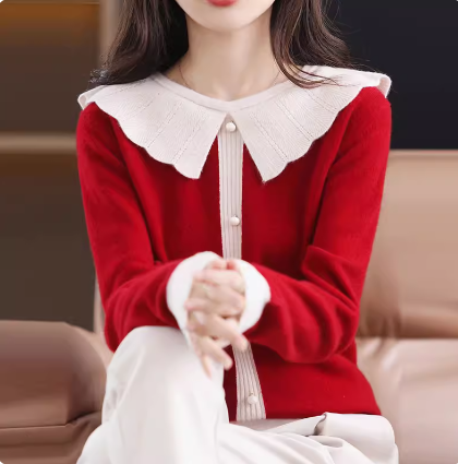 針織開衫女士毛衣外套新款女裝早春春秋季上衣寬鬆外穿