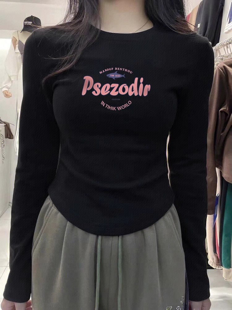 德絨打底衫女內搭秋冬季長袖磨毛t恤加絨加厚修身上衣服