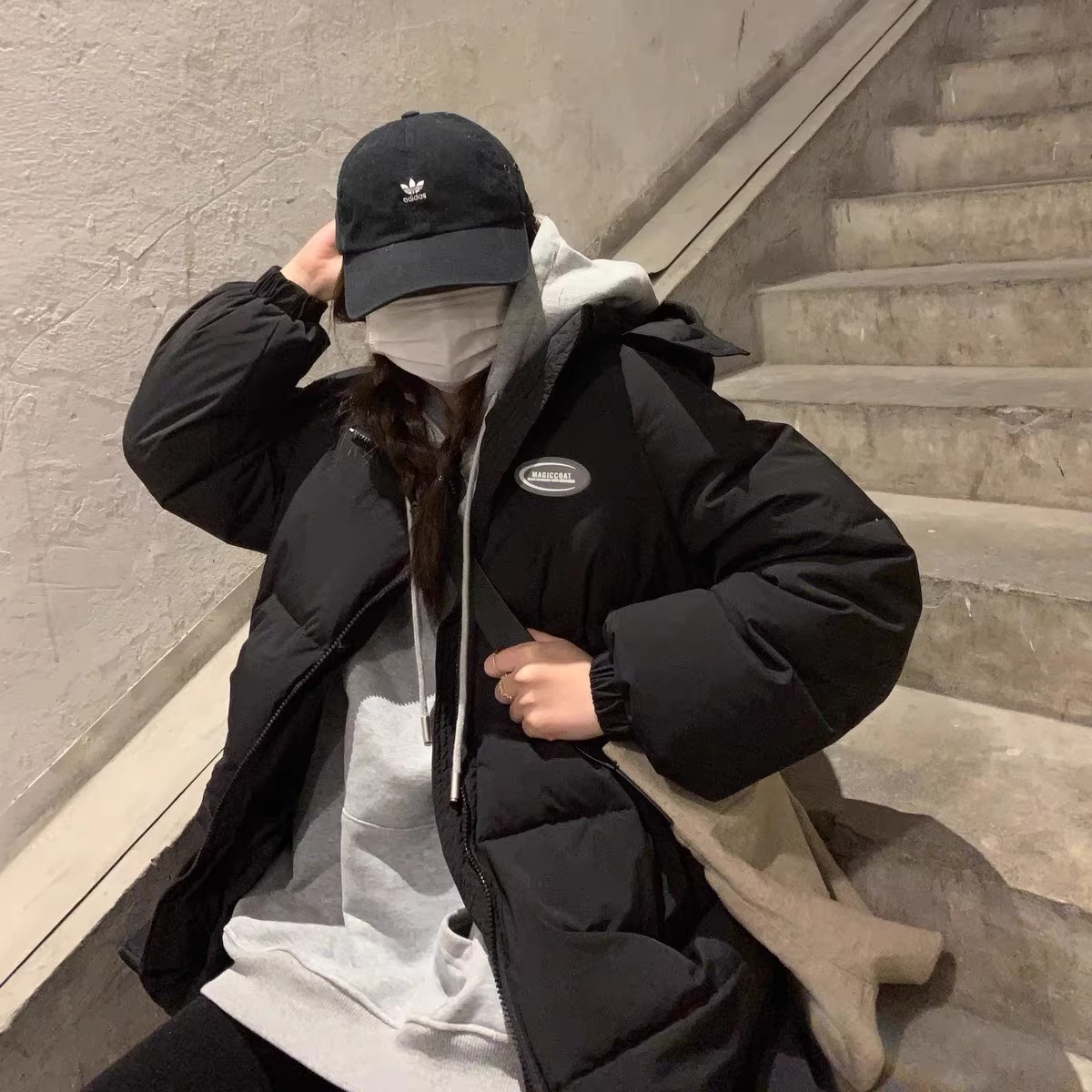 2023 Korean thickened cotton coat winter new women's coat oversize short cotton jacket niche bread coat cotton coat