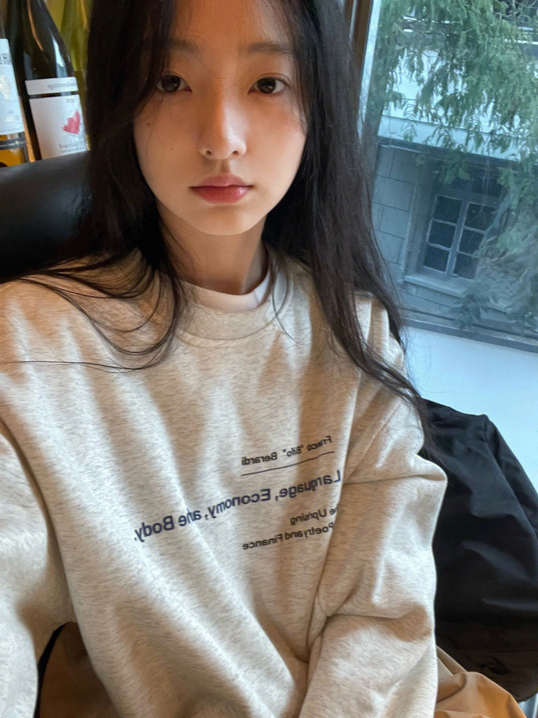 薄款華棉牛奶絲 加絨華棉銀狐絨 圓領印花衛衣女情侶質量