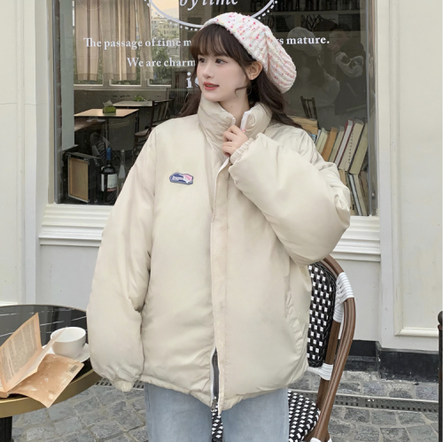 Actual shot~All three standards~Niche design two-wear baseball jacket, loose oversize cotton jacket