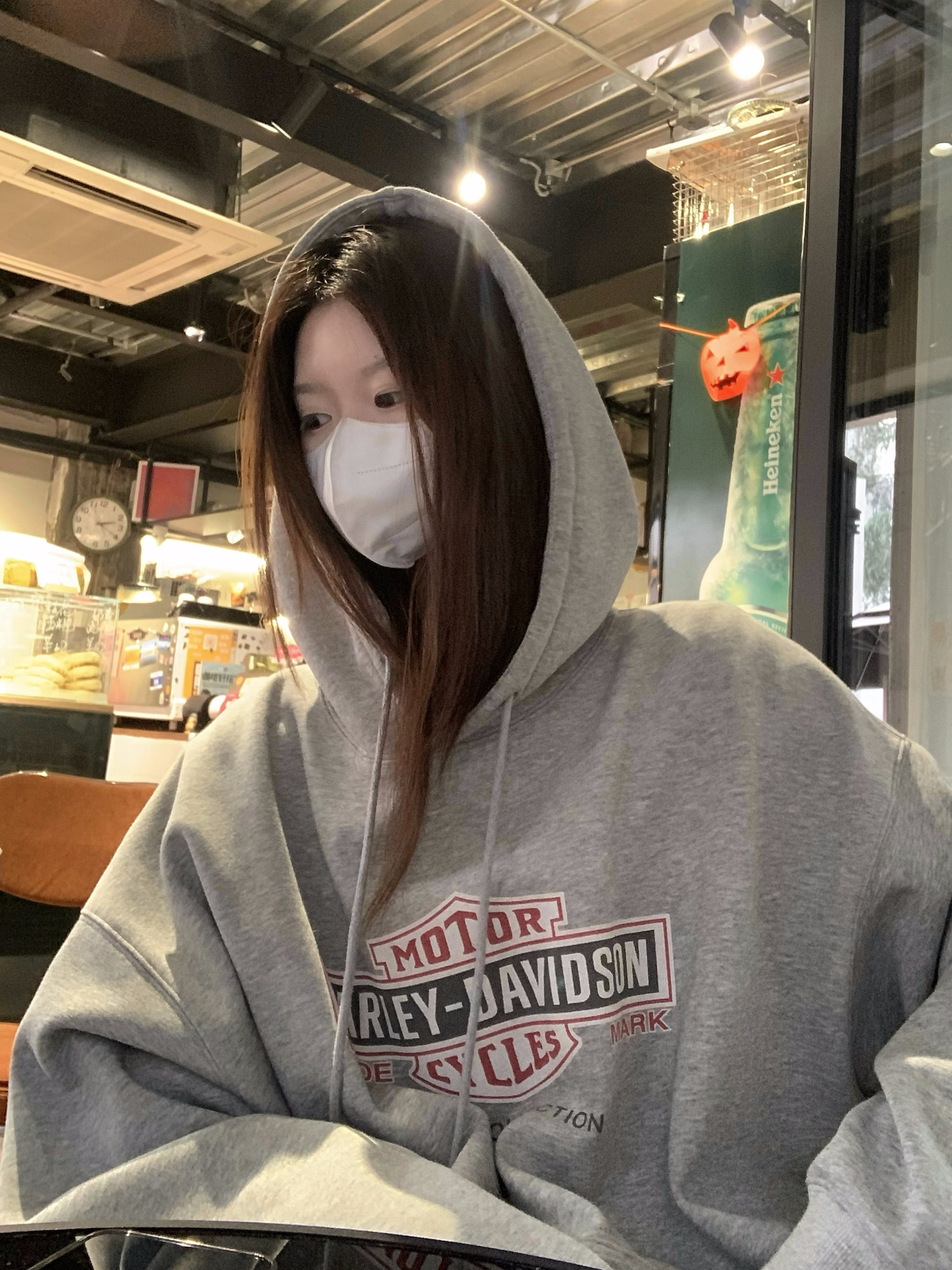 官圖  加絨250g / 大衛衣連帽秋冬款衛衣女加絨