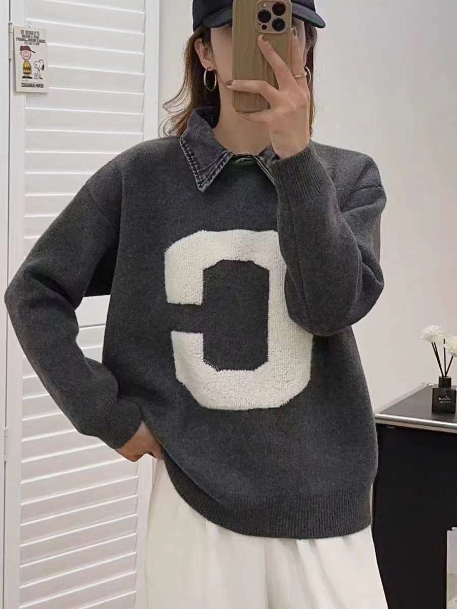 上衣長袖百搭時尚款套頭