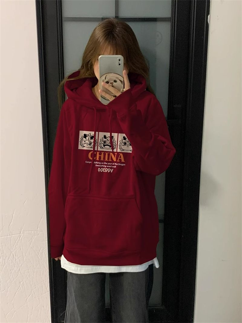防棉華棉複合牛奶絲300克/銀狐絨400克連帽衛衣女