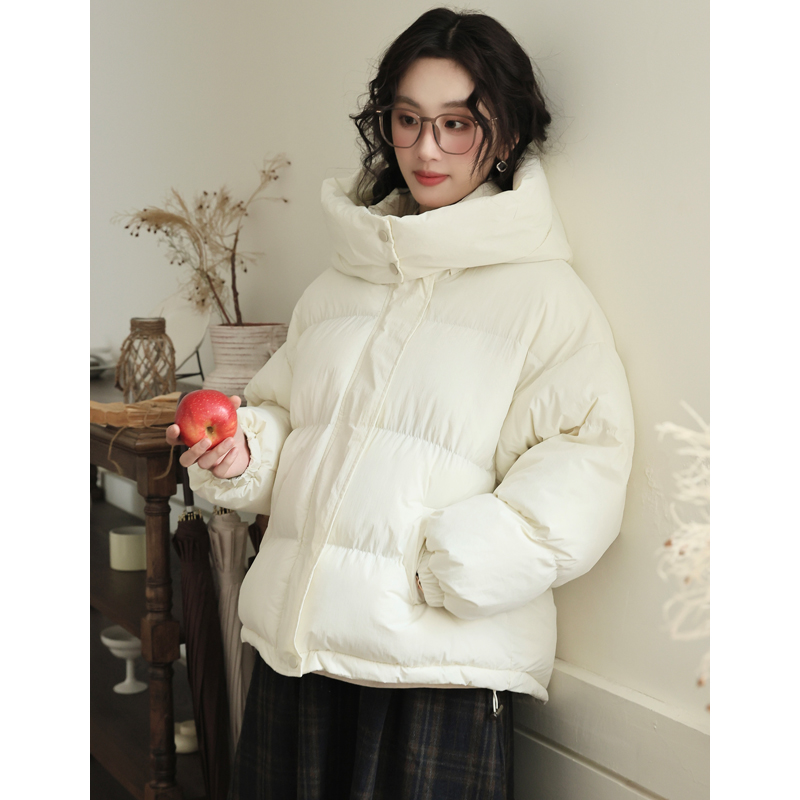 Not less than 199 real shot sweet hooded little man cotton warm down jacket