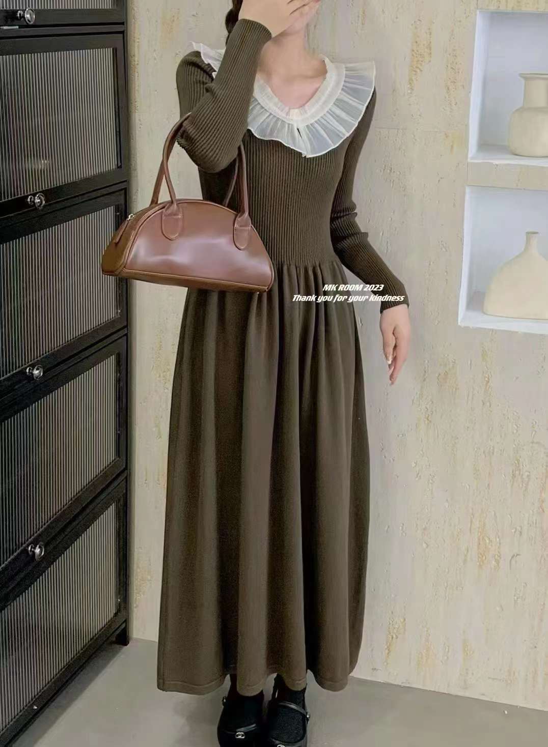 上衣長袖打底衫套頭淑女