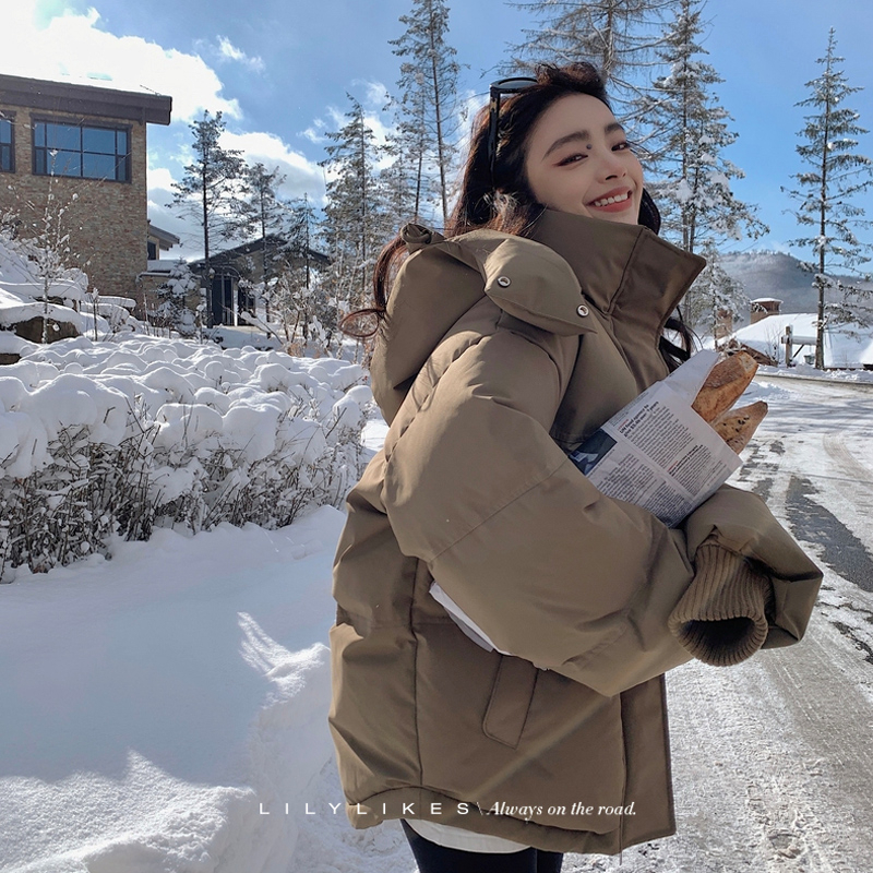 Love Short Down Jacket 2023 New Fashion Versatile Couple Style Bread Jacket Korean Style Women's Design Jacket
