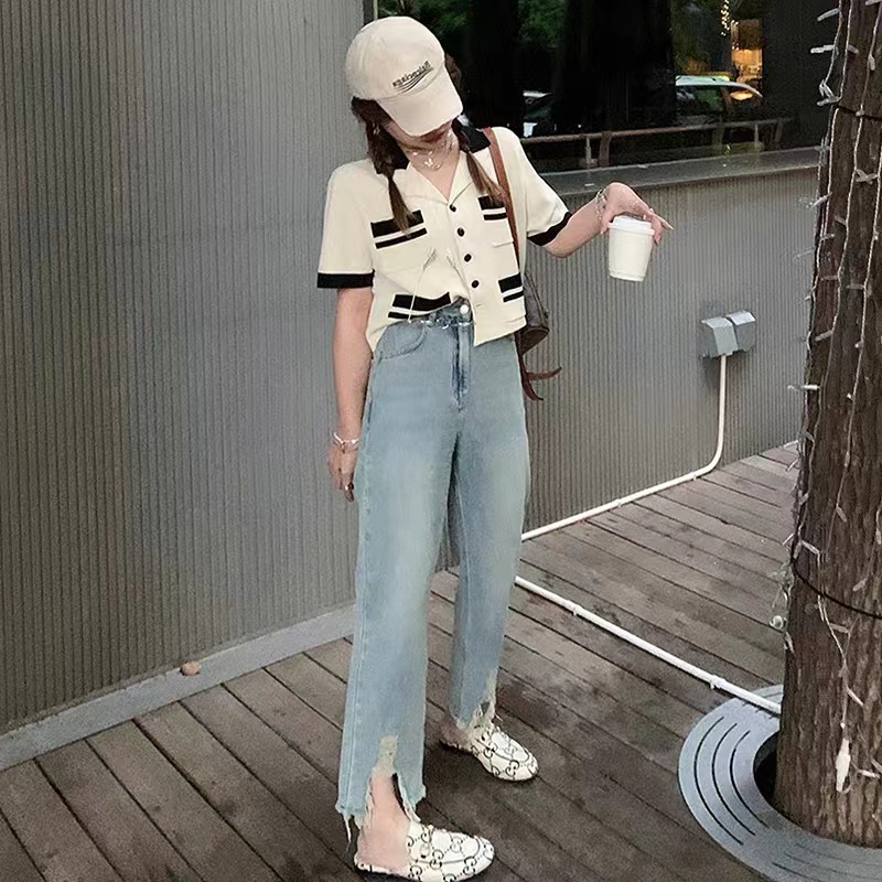 DEEMO夏日冰氧吧復活口碑款 版型升級絕絕子牛仔褲小個子高腰