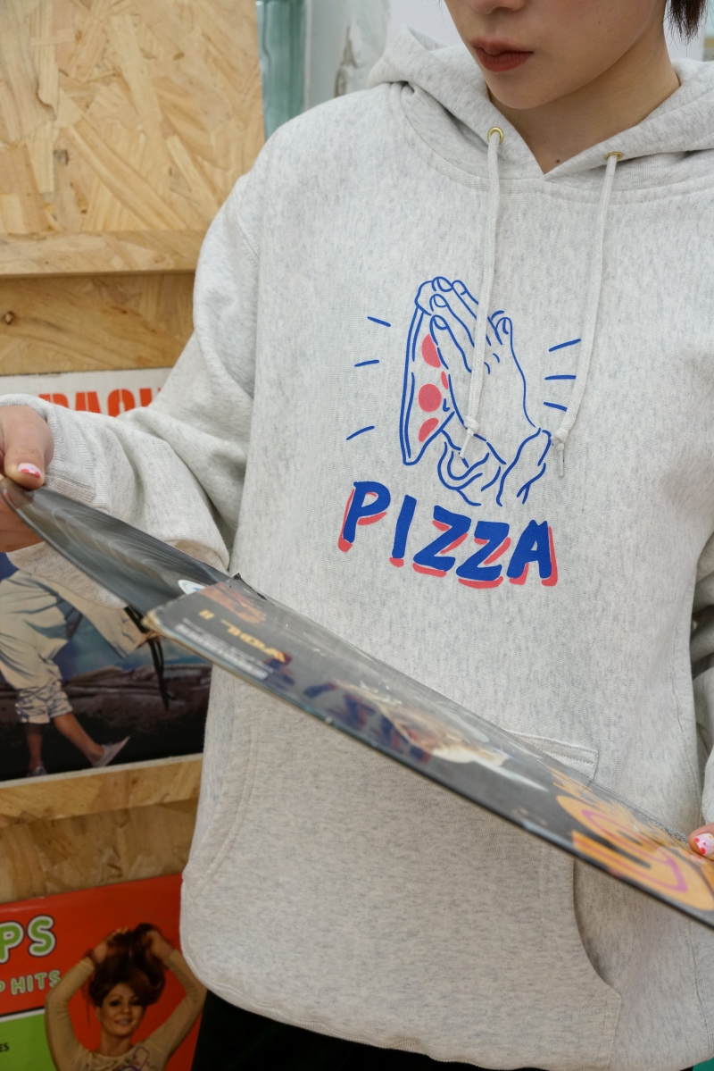 買夢想的奶奶惡搞pizza生成灰休閒全棉保暖連帽口袋衛衣情侶日系