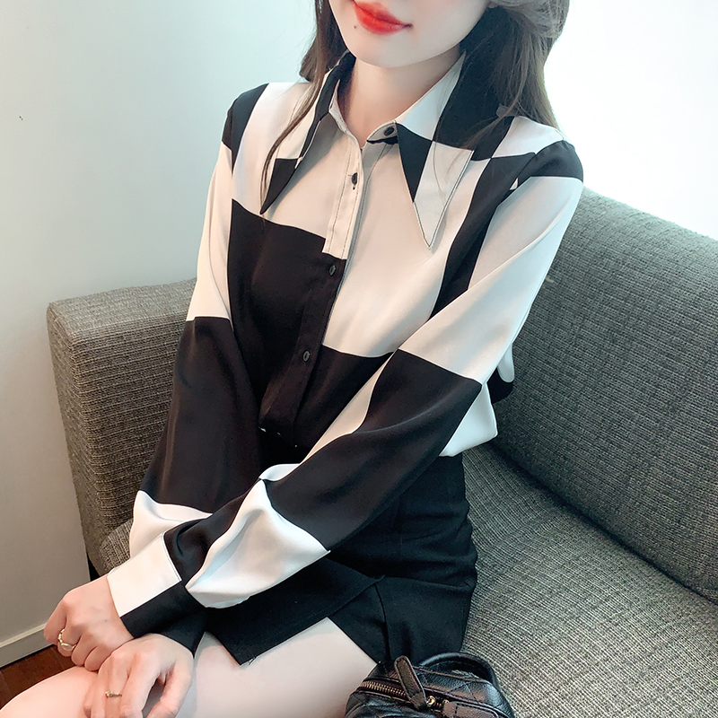 已出貨 實拍2024春季新款襯衫歐美標準長袖單排扣小衫