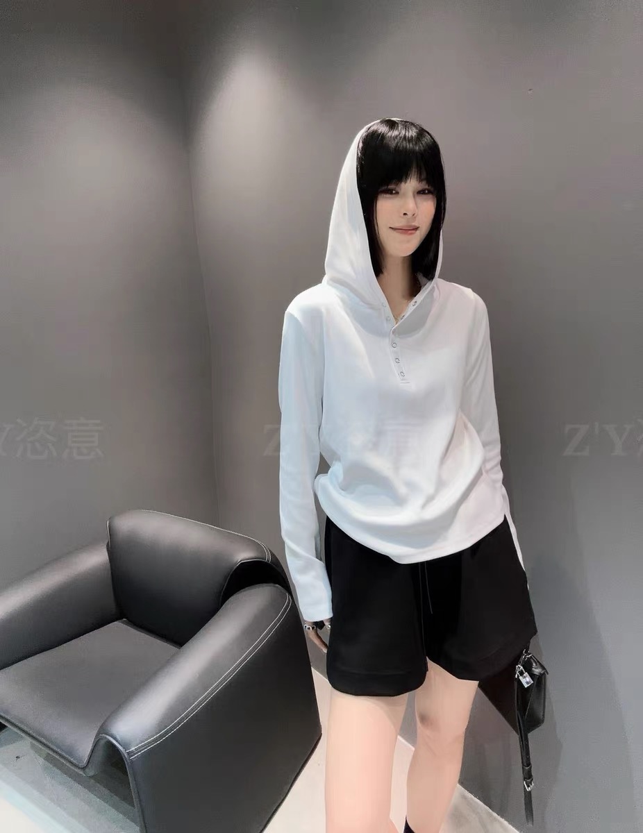 2023秋冬新款顯瘦休閒百搭羅連帽打底外穿女裝長袖上衣女