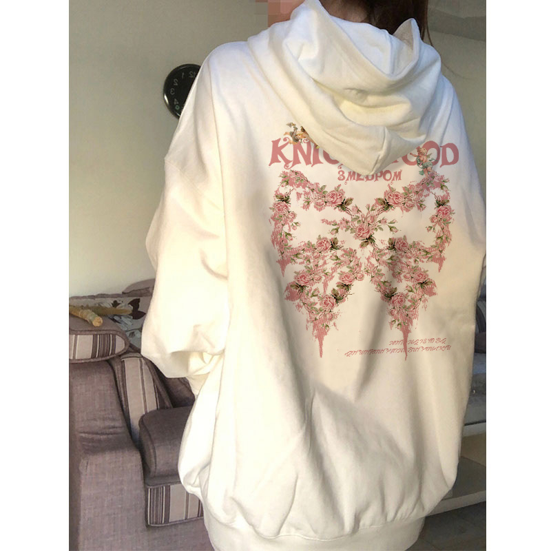 官圖  加絨250g / 大衛衣連帽秋冬款衛衣女加絨