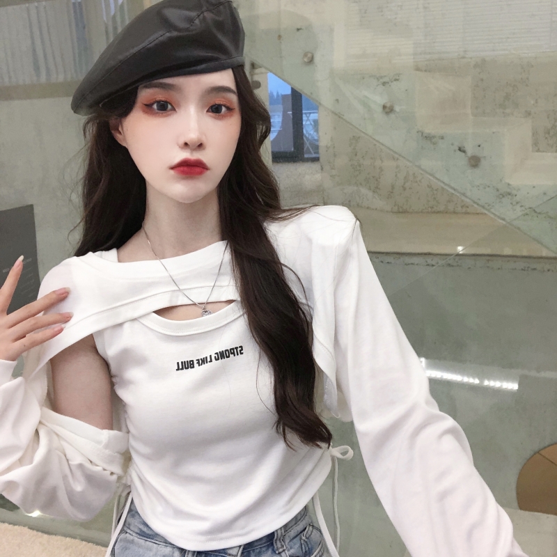實拍  有氨德絨  保暖磨毛兩件套裝女長袖背心疊穿外套秋冬