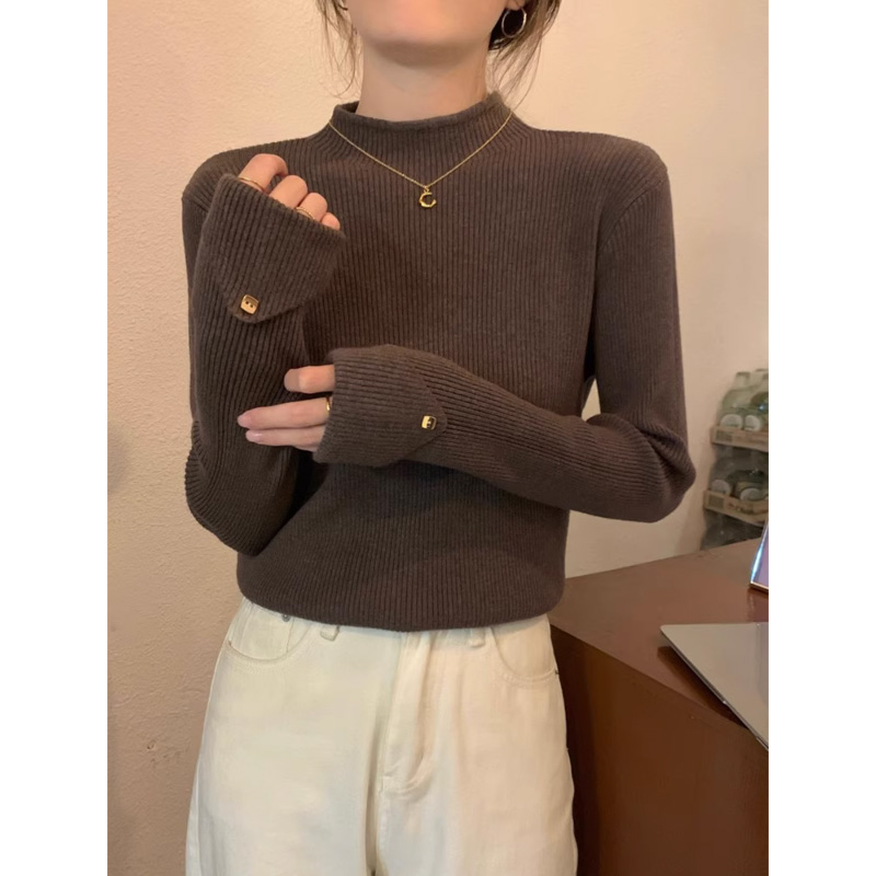 秋冬修身內搭東莞大朗毛衣美拉德義烏上衣