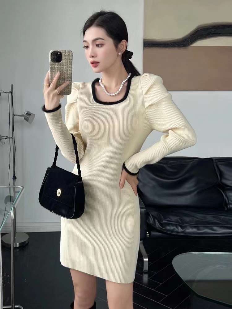 上衣長袖百搭時尚款淑女