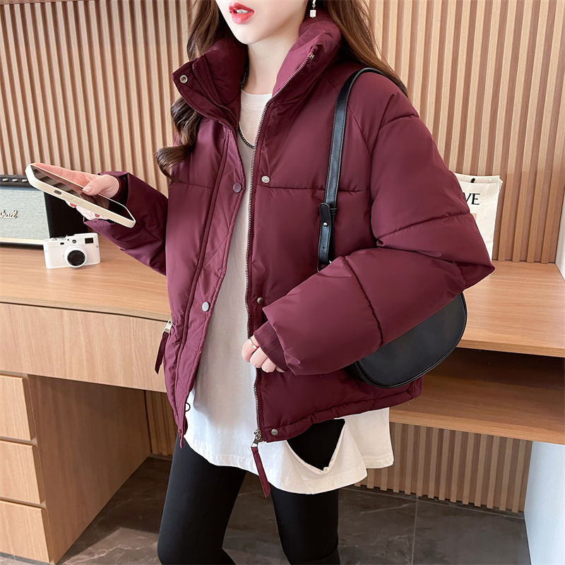 實拍 短款棉服女小個子2023新款秋冬季加厚時尚麵包服大碼外套