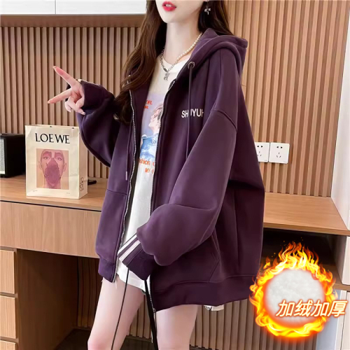 | Official photo | Pure cotton Chinese cotton composite silver fox velvet | Back collar | Korean style hooded embroidered jacket