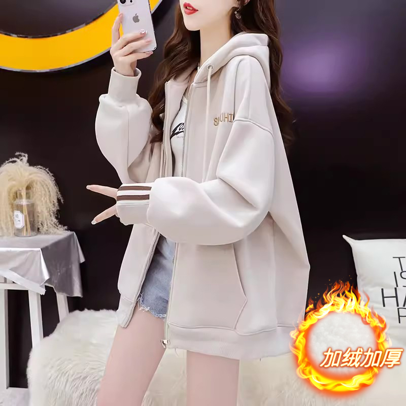 | Official photo | Pure cotton Chinese cotton composite silver fox velvet | Back collar | Korean style hooded embroidered jacket