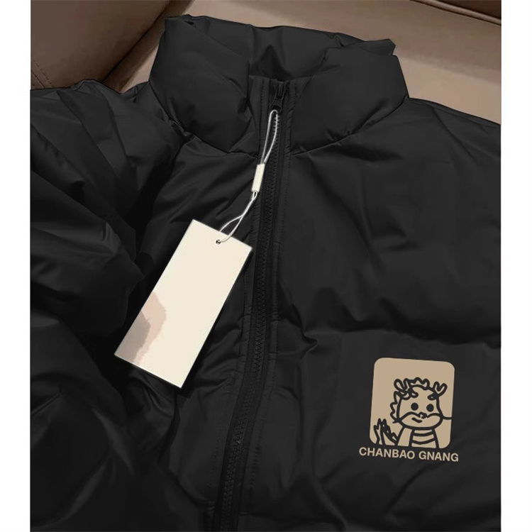 手塞棉棉服冬季新款寬鬆加厚棉衣麵包服印花外套女