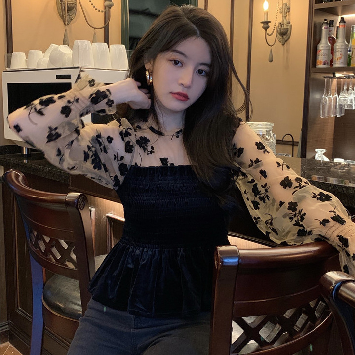 法式襯衫女設計感小心機襯衣2024新款秋冬季復古港味長袖上衣潮