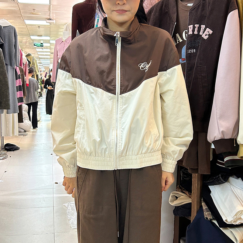 美式潮牌夾棉外套加厚冬季2023新款防風小個子棉服戶外衝鋒衣女