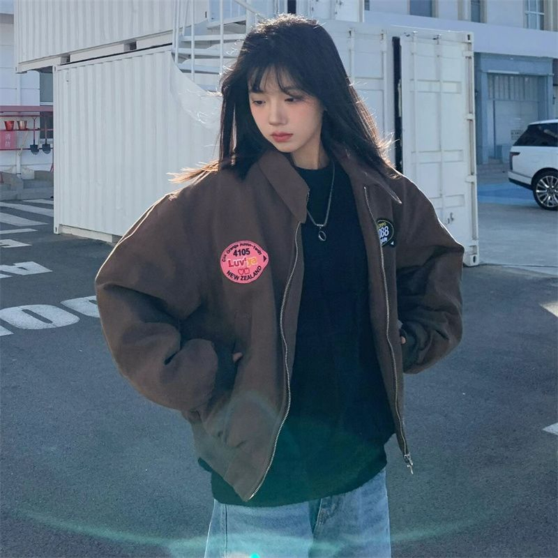 Chinese cotton composite silver fox velvet shoulder collar 430g embroidered cardigan lapel plus velvet three-dimensional jacket