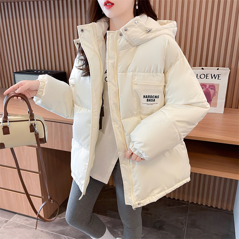 實拍 粉色棉衣棉服女冬季新款短款學生棉襖韓版加厚麵包服外套