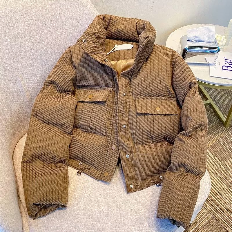 2023年新款羽絨棉服女冬短款韓版棉衣高級感棉襖小個子麵包服外套