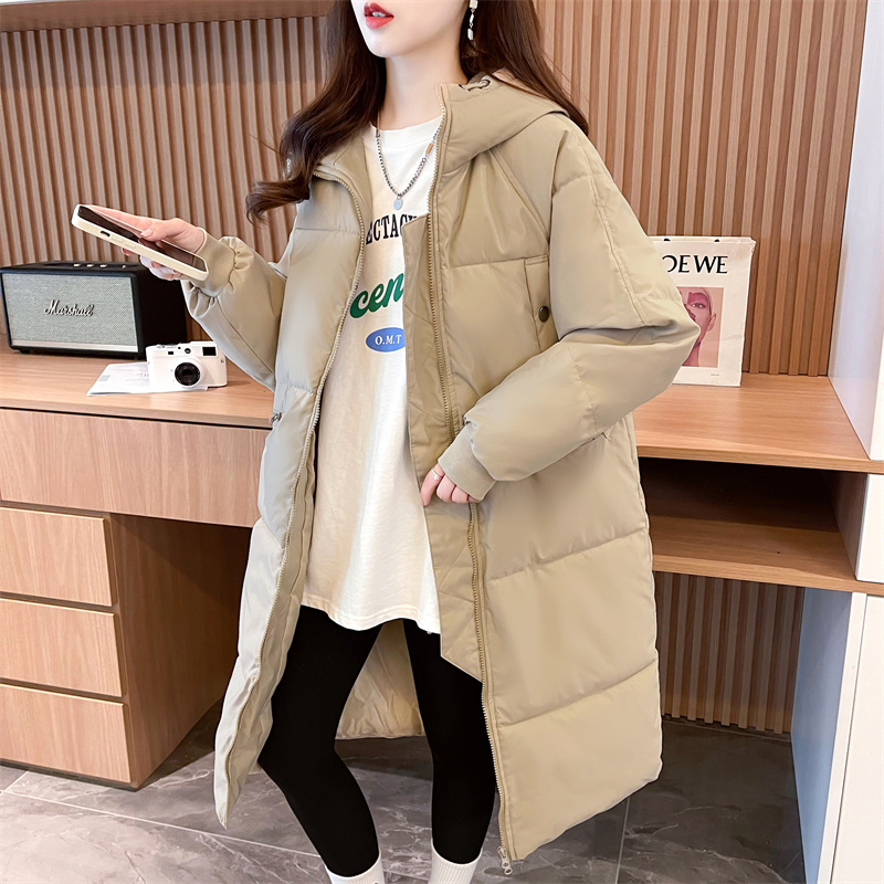 實拍 加厚棉衣棉服女韓版寬鬆長款過膝冬季外套棉襖新款