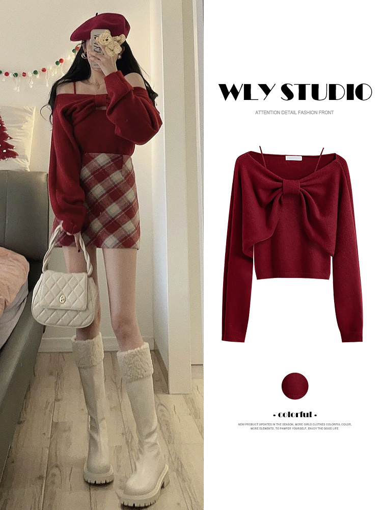 Xiaoxiangfeng autumn and winter suit for small women, a complete set of fashionable and beautiful suits and skirts, two-piece sets that are popular this year