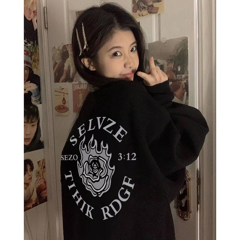 仿棉華棉複合牛奶絲320克銀狐絨420克圓領連帽雙帽寬鬆衛衣