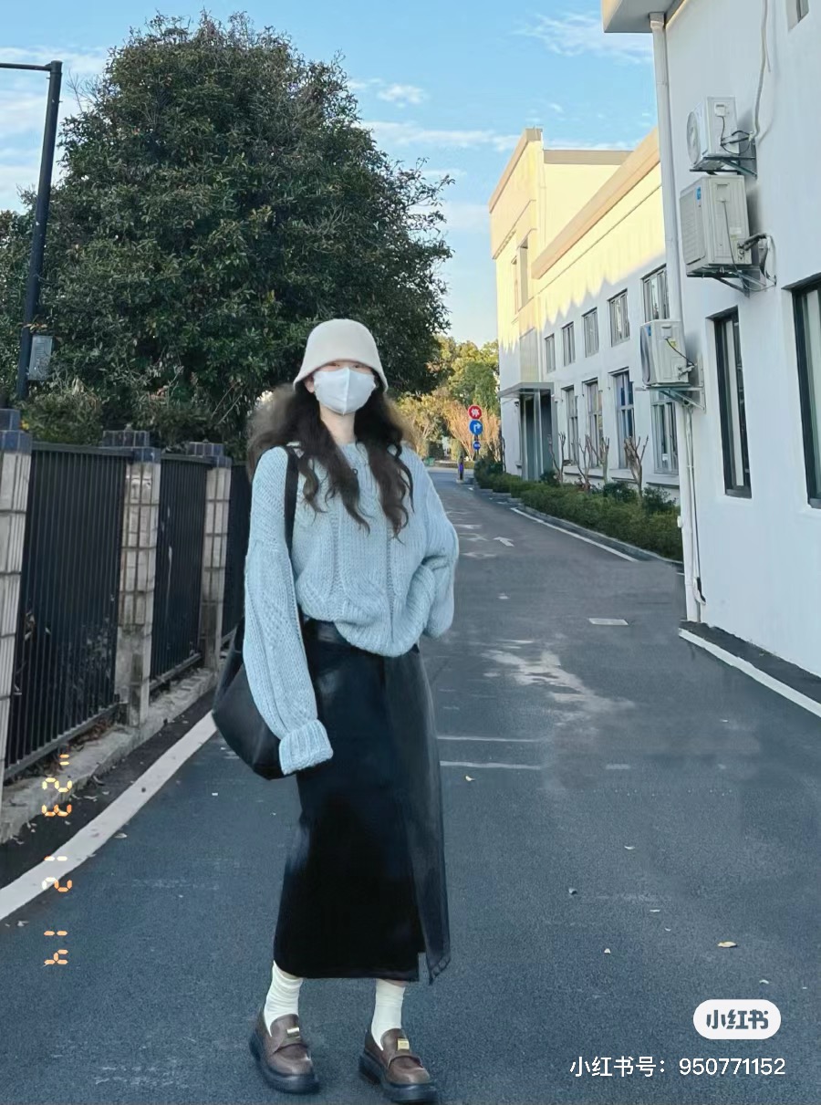小個子早秋裝搭配一整套溫柔茶系穿搭高級感今年流行漂亮套裝裙