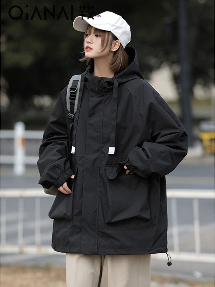 2023 new style jacket jacket for women American retro chic functional Hong Kong style design niche top jacket spring